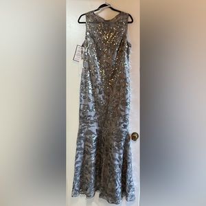 Macys sequin mermaid dress w/ tags